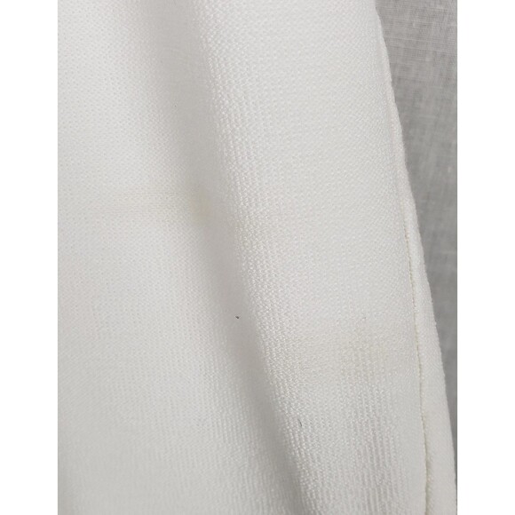 Eileen Fisher Pants Womens Large White Pull On Tapered Stretch Viscose Blend - Picture 6 of 6